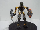 LEGO BIONICLE INIKA TOA HEWKII (8730) COMPLETE FIGURE INCLUDING 4 ZAMOR SPHERES