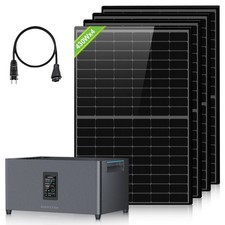 ECO-WORTHY Balkonkraftwerk mit Speicher 4*430W und 2,56kWh Marstek Jupiter …