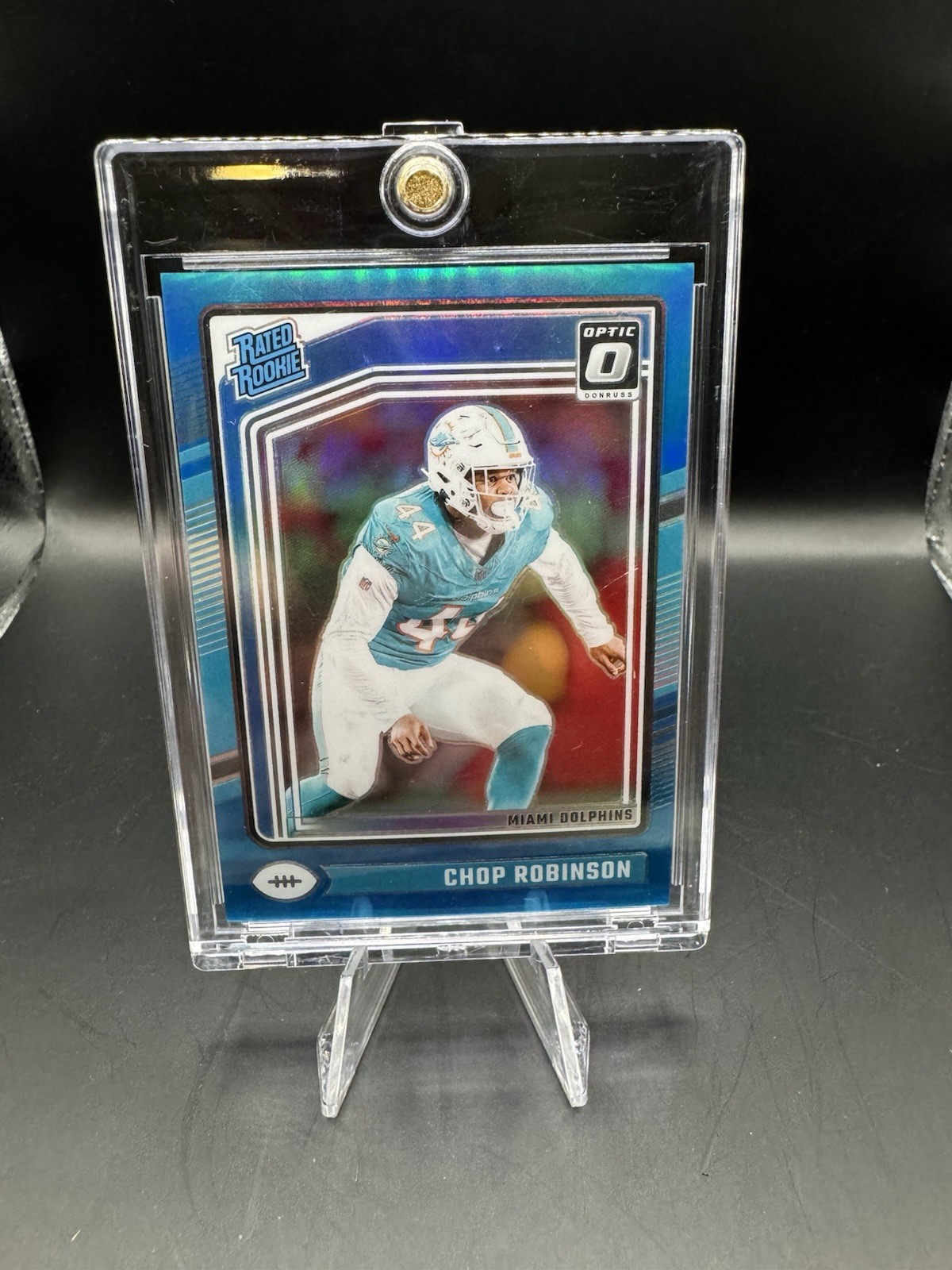 2024 Panini Donruss Optic - Rated Rookie Chop Robinson #219 Aqua Prizm /299 (RC)