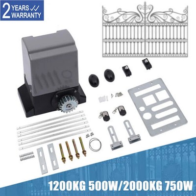 2000KG Schiebetoröffner Automatisch Elektrisch Einfahrt Motor Kit & 6m UK