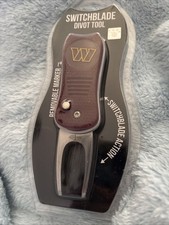 NCAA Washington Commanders Switchblade GOLF DIVOT REPAIR TOOL Black + Ballmark