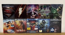 DCU 4K/Bluray Steelbook Lot of 10 - 5 NEW SEALED - 6 4KUHD  4 Bluray VGC
