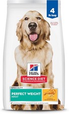 Adult Perfect Weight Dry Dog Food Chicken  Brown Rice 4 lb. Bag