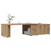 Couchtisch Artisan-Eiche 150X50X35 Cm Spanplatte