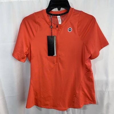 NWT $55 Under Armour Women's UA RUSH Vent Short Sleeve Shirt Large