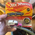 Hotwheels Redlines “Power Pad” 1969 Hot Pink Original Diecast Car - Vintage