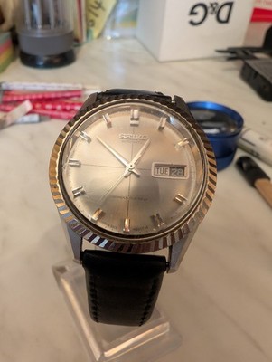 Seiko 5 Sportsmatic 6619 8300 Automatik Herrenuhr Fadenkreuz Zifferblatt 1967