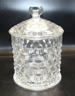 Fostoria American Cookie Jar