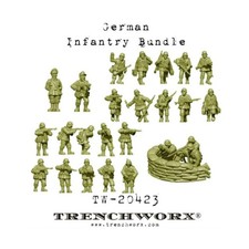 28MM - 1/56 scale WW2 German Infantry bundle great for games like Bolt Action
