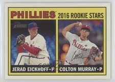 2016 Topps Heritage Rookie Stars Colton Murray Jerad Eickhoff #173 b3e