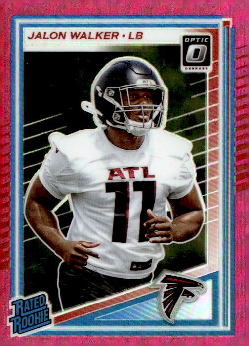 2025 Donruss Optic #290 Jalon Walker Pink