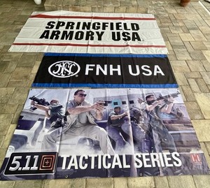 5.11 Tactical Vinyl Banners 35 x 71”- Man Cave Gun Room, Lot Of 3, Advertising