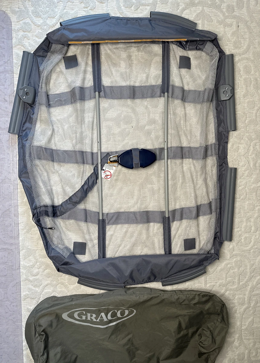 Graco Pack N Play Playpen Clip On Mesh Bassinet Insert Poles