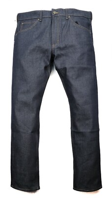 【mnem】Incised raw straight denim Barrel-leg jeans - Denim blue - Ladies | H&M SG