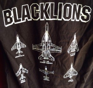 U S Navy Blacklions Squadron Vfa 213 Aircraft Shirt Black Adult Small New Ebay