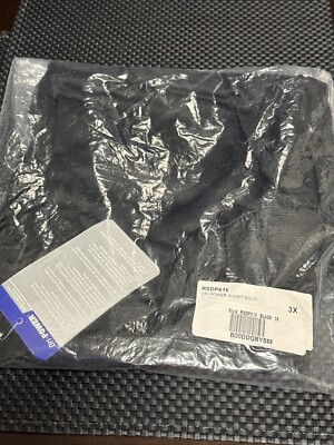 NWT Russell Men's 3XL Black Core Shorts Dri-Power 360 Intellifresh XXXL