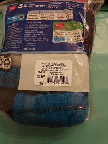 10 Athletic Works Dino Boxer Briefs Underwear/ 5 Hanes Boys Size L 10/12/14-16 - Picture 5 of 7