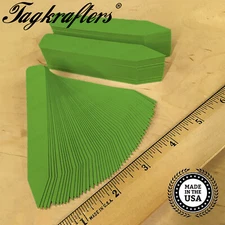 PREMIUM 4" X 5/8" Pot Stakes GREEN Plant Markers Labels Nursery Tags USA MADE