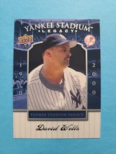DAVID WELLS 2008 UPPER DECK YANKEE STADIUM LEGACY BASEBALL CARD # 81 F5319