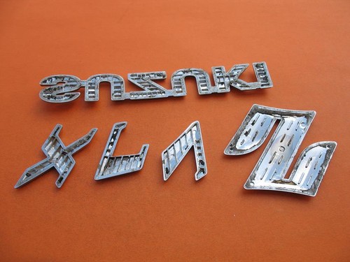 2009 SUZUKI XL7 XL-7 REAR LID GATE EMBLEM LOGO BADGE SIGN OEM 07 08 09 USED SET - Picture 6 of 6