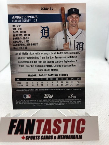 Detroit Tigers Autograph Card YOU PICK Combined Shipping Available MLB Auto - Picture 3 of 60