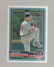 V78a) 2023 Panini USA Baseball Stars and Stripes Jake Brown RC #41
