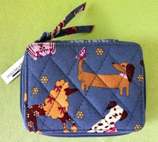 VERA BRADLEY BARK PARK TRAVEL PILL CASE:NWT DOGS 1