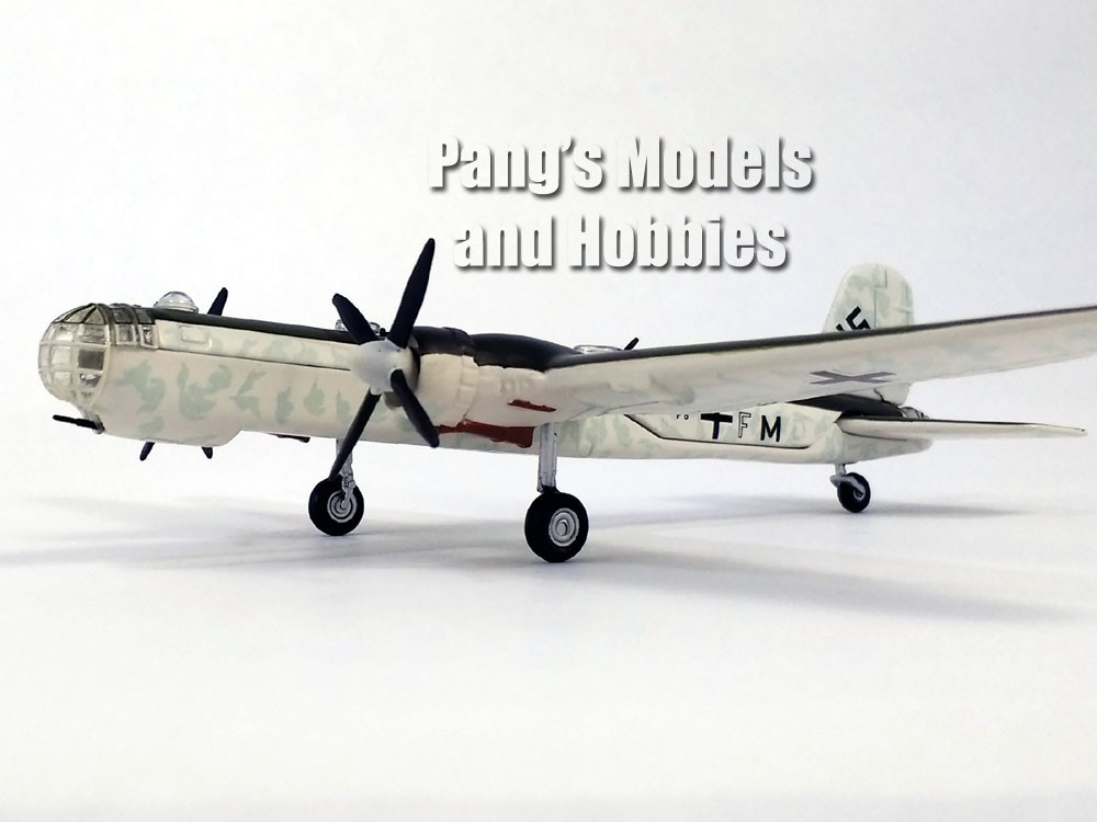 OPO Reproduction D'avion Militaire Heinkel He 177 à L'échelle 1/144 – Bombardier De La Seconde Guerre Mondiale – Collection Adulte 14+