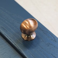 Copper Kitchen Cupboard Handle 76mm Cup Knob Cabinet Door Drawer Pull Furniture
