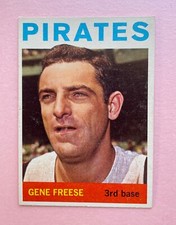 1964 Topps Baseball Gene Freese #266 Pittsburgh Pirates Vintage Card