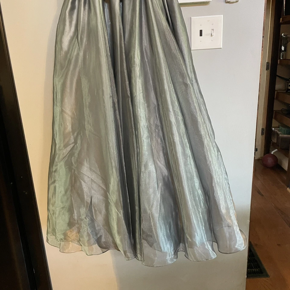 Платье Alyce Designs свадебное выпускное официальное без рукавов бисер женское размер 12 - Изображение 3 из 4