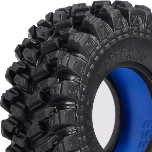 Super großer weicher 1,3 Zoll Reifen 70 * 26 mm Muddy Swamp Tire für SCX24 TRX4M NEU - Bild 2 von 12