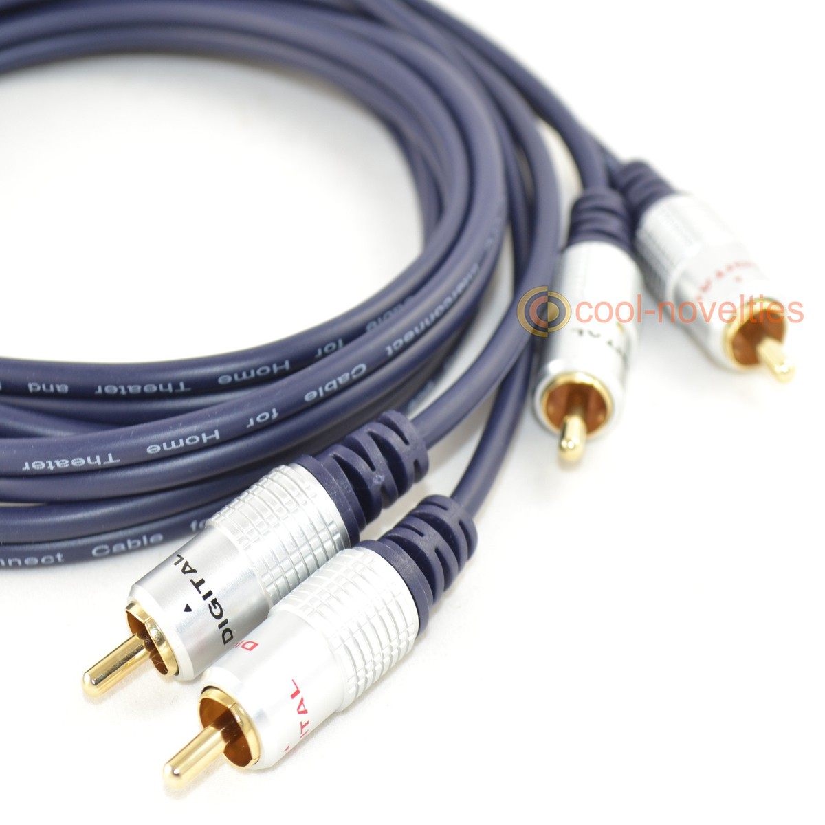 NAIM B&O QUAD Input Cable 5 Pin Din To 2 X RCA Phono Male Plugs Aux Adapter Lead Quad Naim