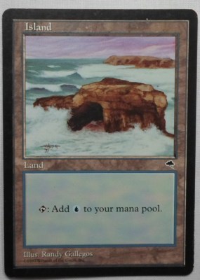 MAGIC THE GATHERING MTG 1997 BLUE ISLAND LAND ENGLISH CARD A | eBay