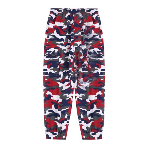 Kids Boys Loose cargo pants Elastic Waistband Streetwear Casual Children Trouser - Picture 21 of 22