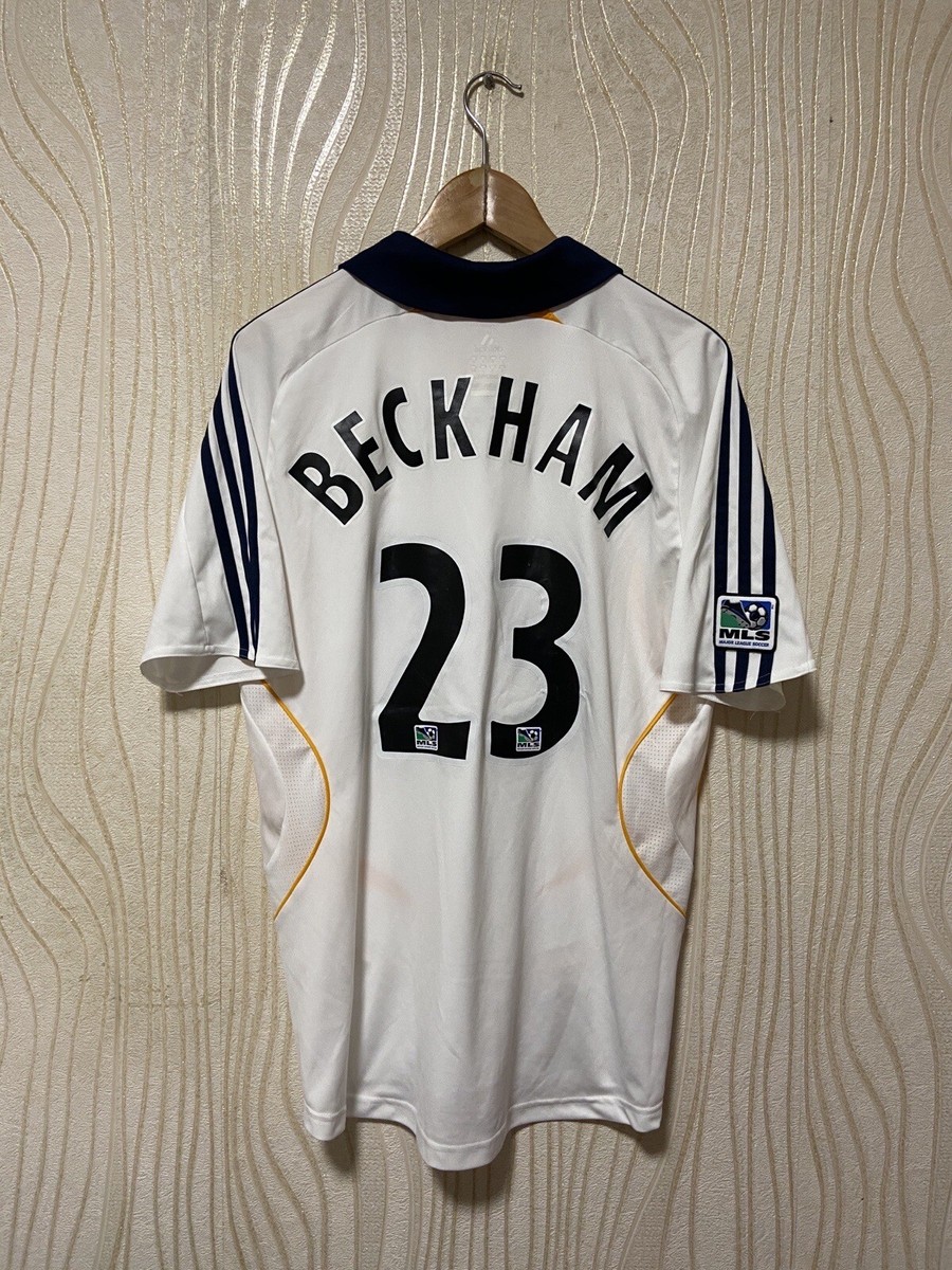 LOS ANGELES GALAXY 2007 2008 AWAY SHIRT JERSEY ADIDAS 221779 sz M