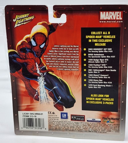 2004 JOHNNY LIGHTNING - SPIDER-MAN 2003 HUMMER H2 SUV - NEW IN PACKAGE - Picture 5 of 5