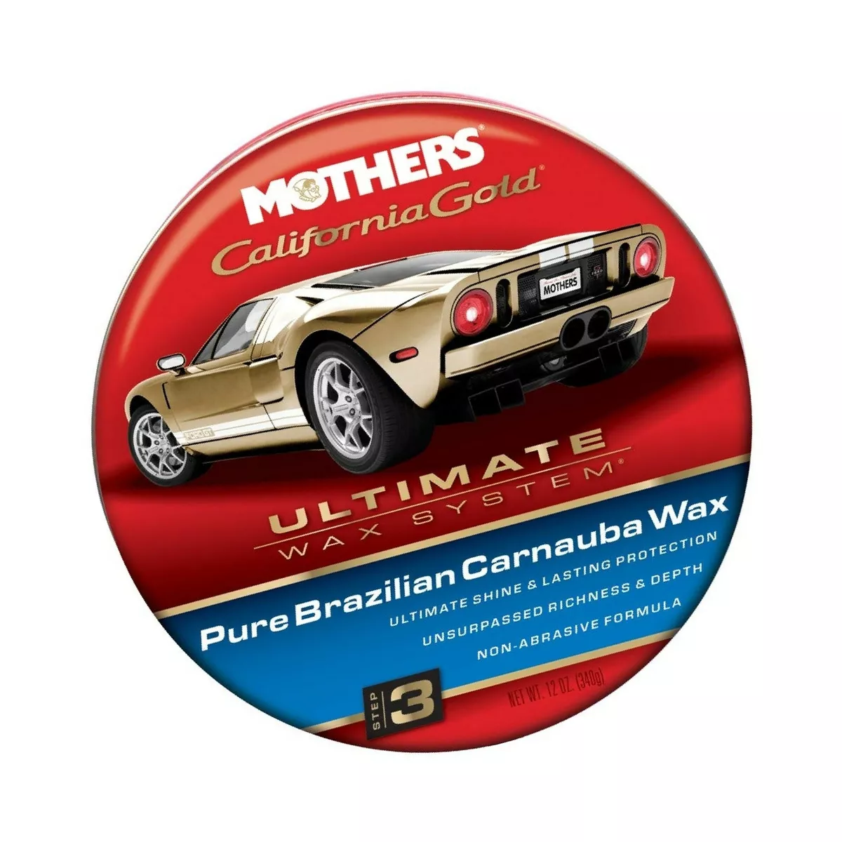 Mothers 12 oz. California Gold Carnauba Cleaner Wax Paste