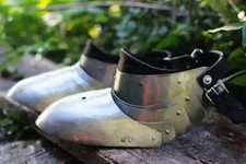 Medieval Steel Gothic Armor Shoes - One Pair- Wearable Replica Armor Costume