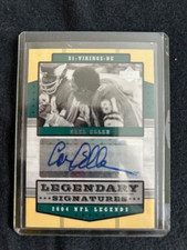 Carl Eller   Certified Auto Autograph Card  (Inventory #B)
