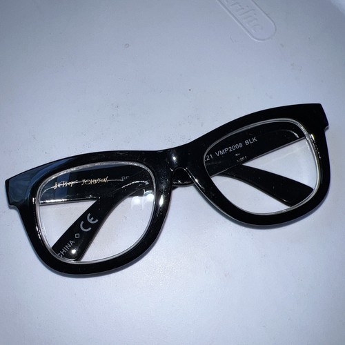 +2.50❤️Betsey Johnson BLACK THICK Frame Reading Glasses Readers +2.50 - Picture 2 of 6