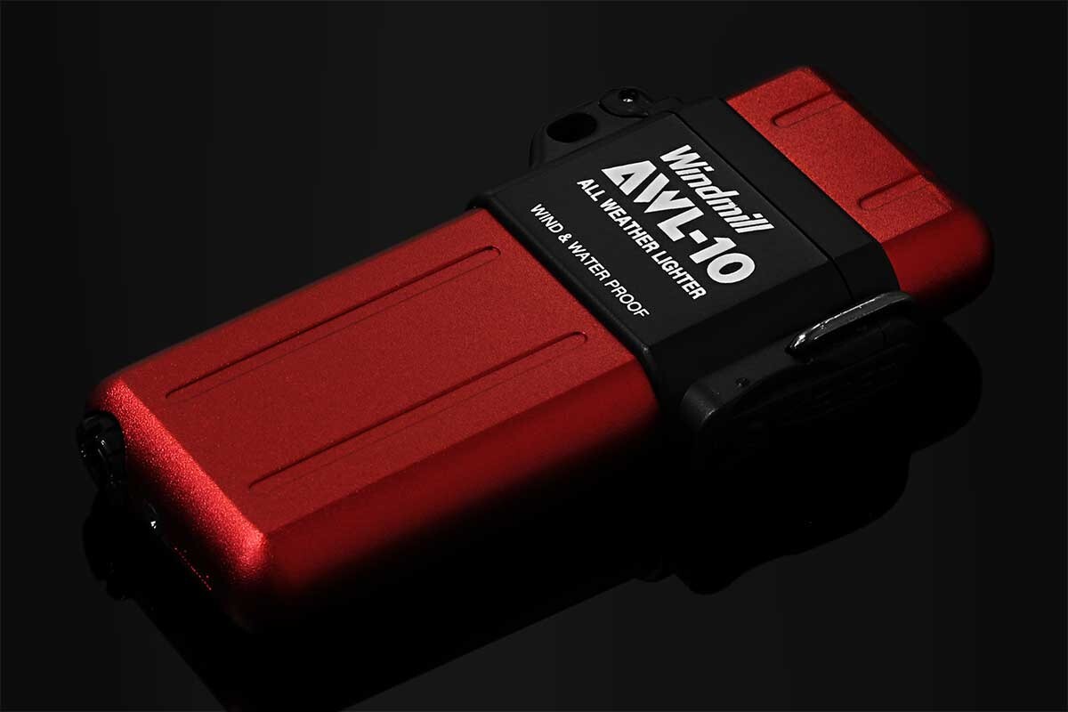 WINDMILL Lighter AWL-10 Red Turbo Waterproof and Windproof WINDMILL Lighter AWL-10 Red Turbo Waterproof and Windproof