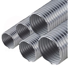 Flexrohr Alu-Flex-Rohr Alurohr Lüftungsrohr Flexschlauch Aluflexrohr 2,6 Meter