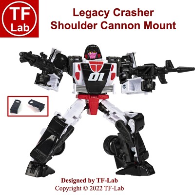 Shoulder Cannon Mount Upgrade Kit for Transformers Velocitron Legacy Crasher