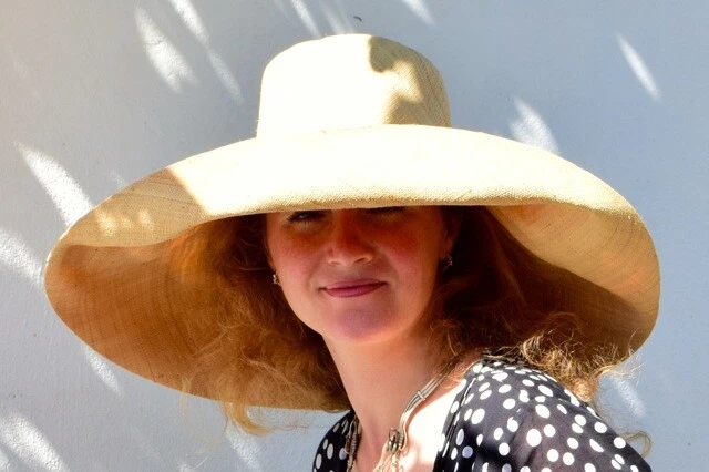 Raffia ladies wide-brimmed sun hat in various colours by Madaraff
Opens in a new window or tab