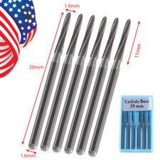 Dental Surgical Zekrya Carbide Tungsten Bone Cutters Finishing Burs FG Bur 28mm