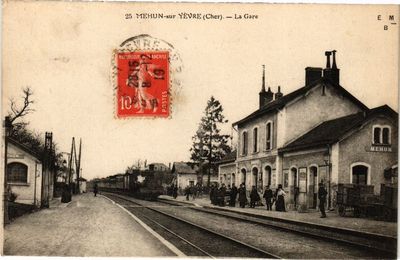 CPA AK MEHUN-sur-YEVRE - La Gare (211394)