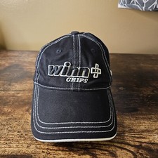 Winn Grips Hat Black Adjustable Hat Cap Golf Golfing 100 Cotton