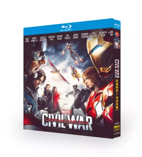 Captain America Civil War‎ (2016)：    1-Disc  New Box Set Sealed