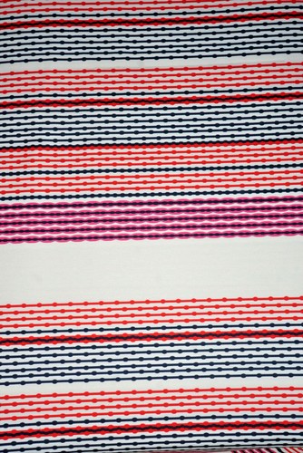 Double Knit Stripe Fabric Apparel Geometric Dots BY the Yard Bfab - Picture 4 of 4